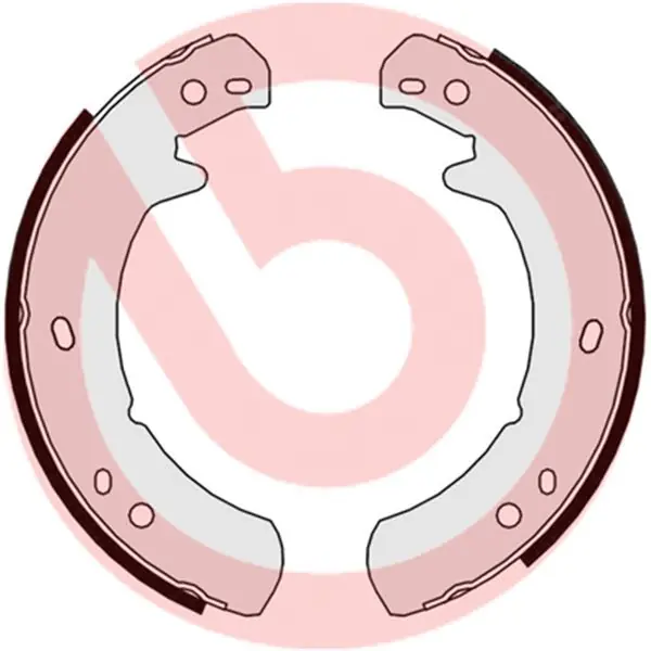 Juego de 4 zapatas de freno BREMBO S44507 Solo Por Tiempo Limitado