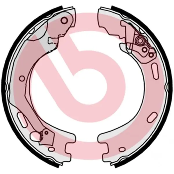 Certificado Juego de 4 zapatas de freno BREMBO S44509