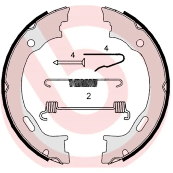 Precio De Oferta Juego de 4 zapatas de freno BREMBO S50515