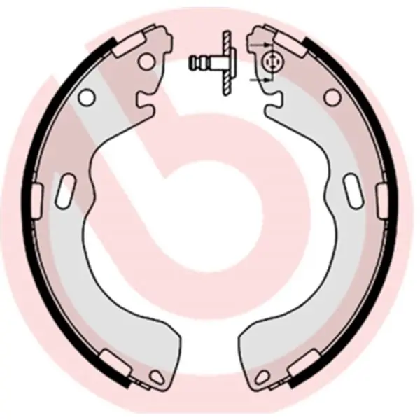 Solo Por Tiempo Limitado Juego de 4 zapatas de freno BREMBO S49521