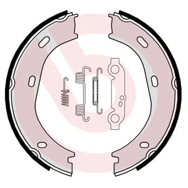 Juego de 4 zapatas de freno BREMBO S50501 Tendencia