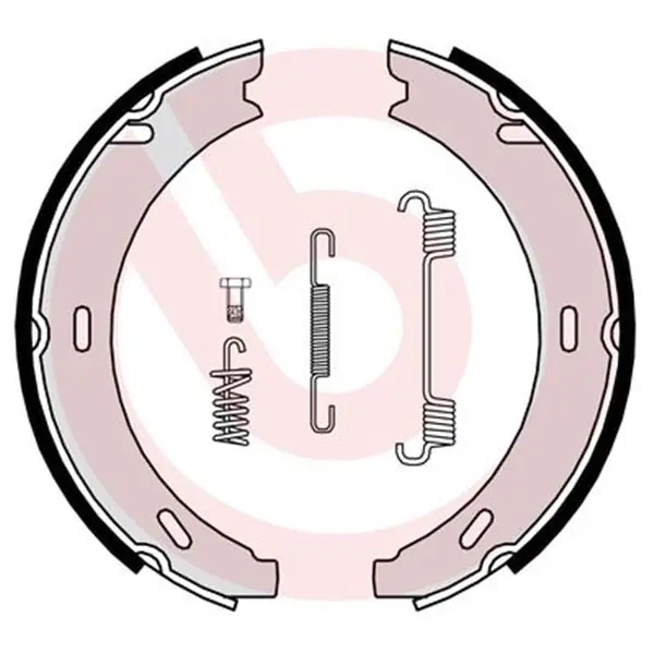 Última Versión Juego de 4 zapatas de freno BREMBO S50502