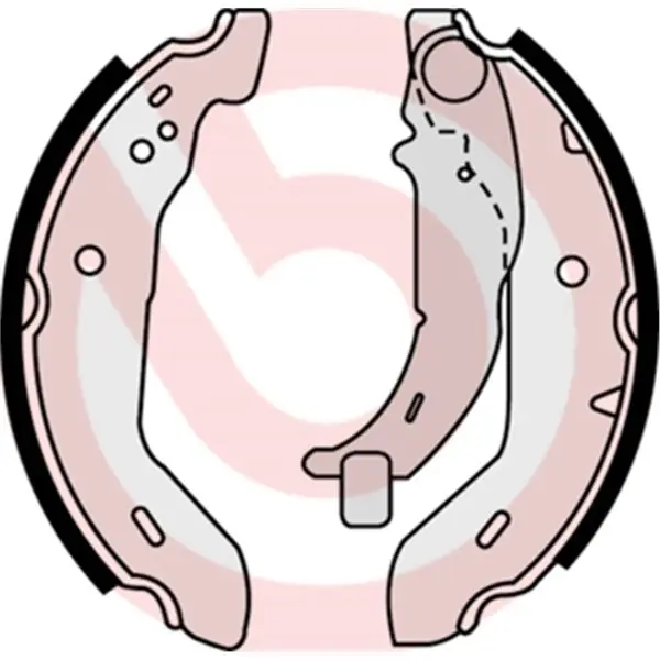 Juego de 4 zapatas de freno BREMBO S50503 A Buen Precio