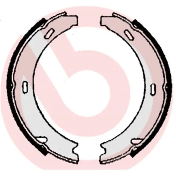 Juego de 4 zapatas de freno BREMBO S50508 Tendencia