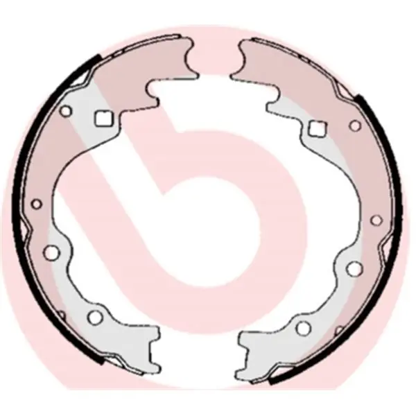 Artesanal Juego de 4 zapatas de freno BREMBO S49514