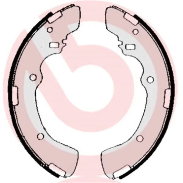 Precio Bajo Juego de 4 zapatas de freno BREMBO S54511