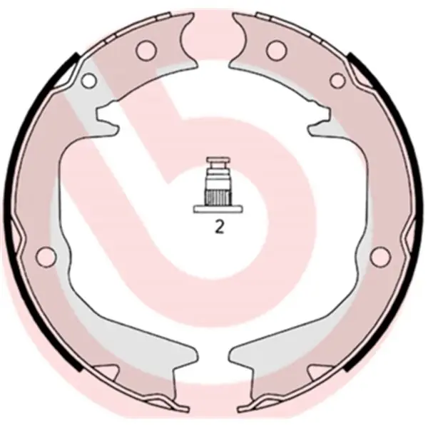 Ocasión Especial Juego de 4 zapatas de freno BREMBO S54519