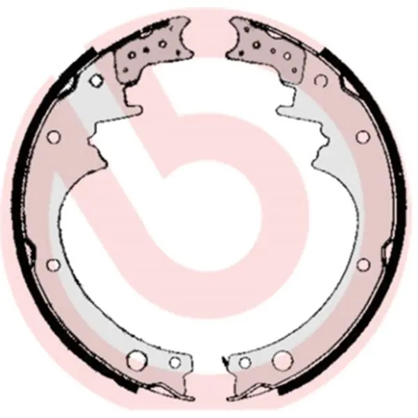 Juego de 4 zapatas de freno BREMBO S56511 Oferta Flash