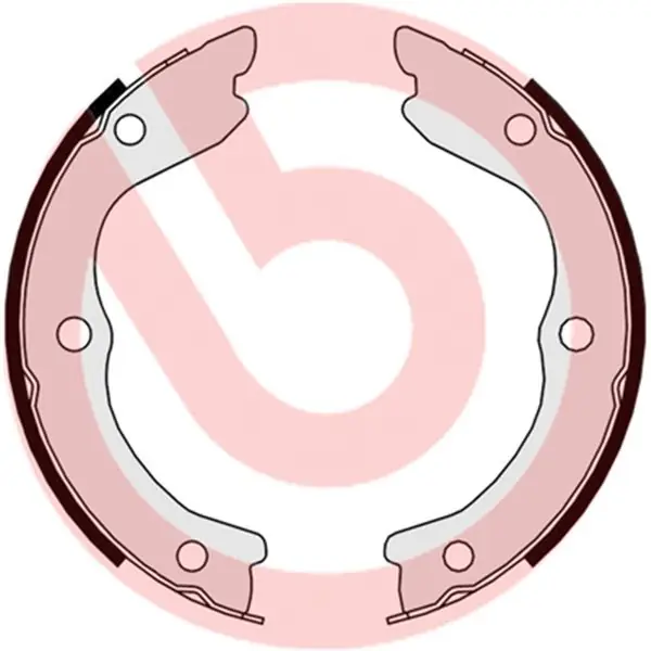 Juego de 4 zapatas de freno BREMBO S56543 Precio Bajo