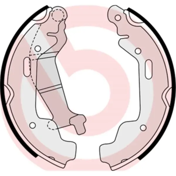 De Moda Juego de 4 zapatas de freno BREMBO S59516