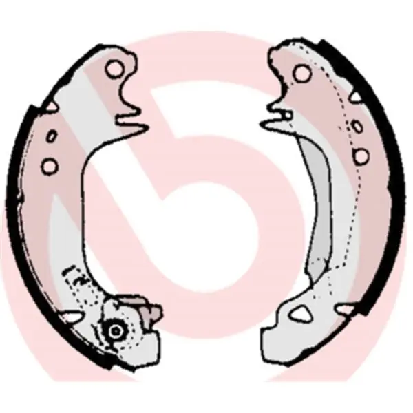 Juego de 4 zapatas de freno BREMBO S61515 Pago Seguro