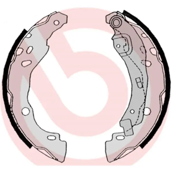 Disponible Ahora Juego de 4 zapatas de freno BREMBO S68525
