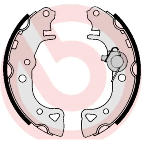 Juego de 4 zapatas de freno BREMBO S61516 Entrega Rápida