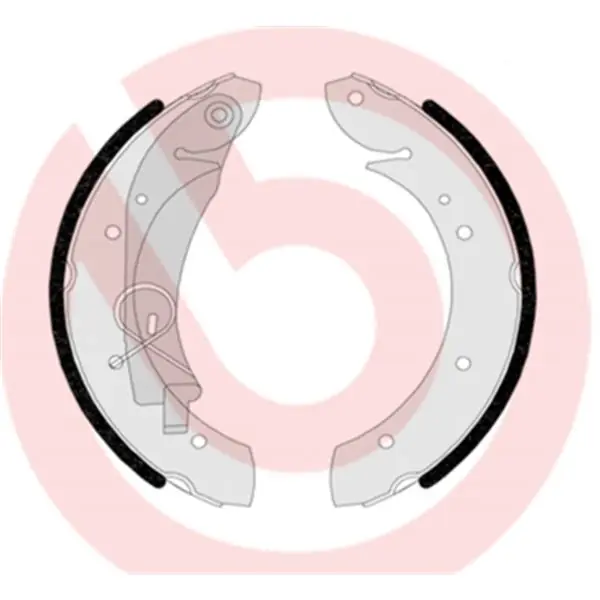 Juego de 4 zapatas de freno BREMBO S61524 Comprar En Línea