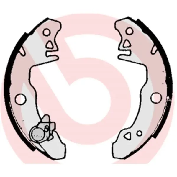 Juego de 4 zapatas de freno BREMBO S68510 Tendencia