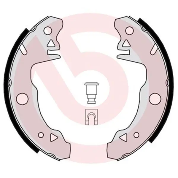 Juego de 4 zapatas de freno BREMBO S61531 Máxima Calidad