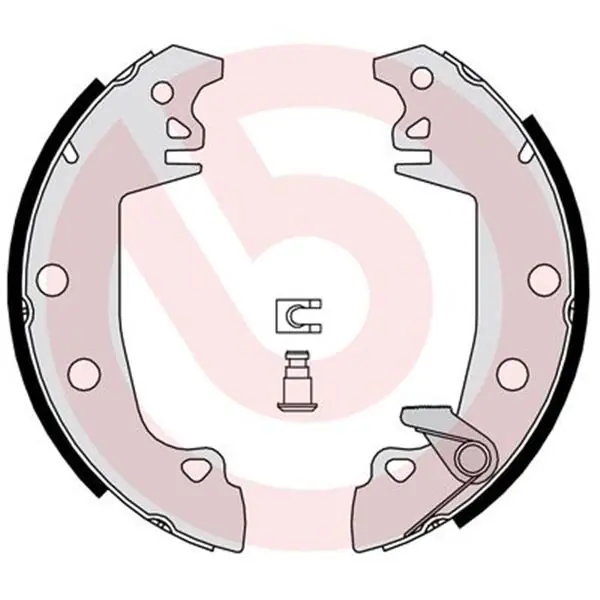 Imprescindible (Must-Have) Juego de 4 zapatas de freno BREMBO S61537