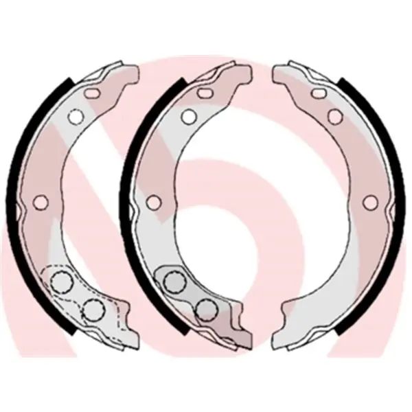 Juego de 4 zapatas de freno BREMBO S61541 Exclusivo