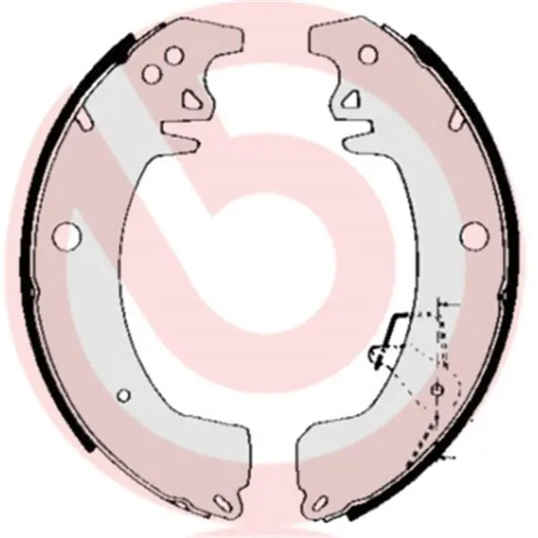 Juego de 4 zapatas de freno BREMBO S68537 Rebajas