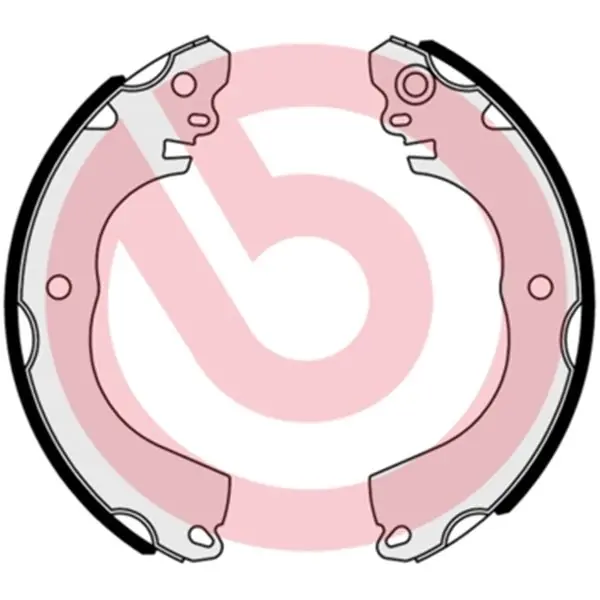 Directo De Fábrica Juego de 4 zapatas de freno BREMBO S61543