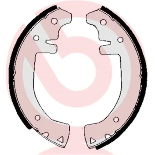 Popular Juego de 4 zapatas de freno BREMBO S68501
