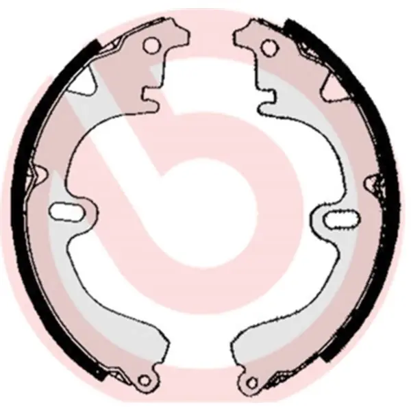 Juego de 4 zapatas de freno BREMBO S83504 Imprescindible (Must-Have)