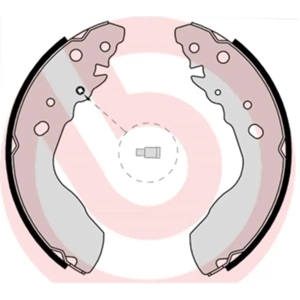 Nueva Colección Juego de 4 zapatas de freno BREMBO S79522