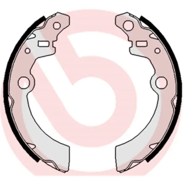 Juego de 4 zapatas de freno BREMBO S79523 Precio De Oferta