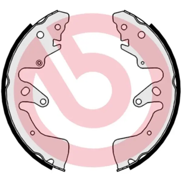 Juego de 4 zapatas de freno BREMBO S79524 Moderno