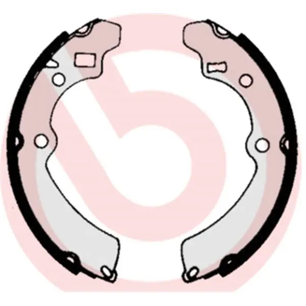 Juego de 4 zapatas de freno BREMBO S79512 Certificado