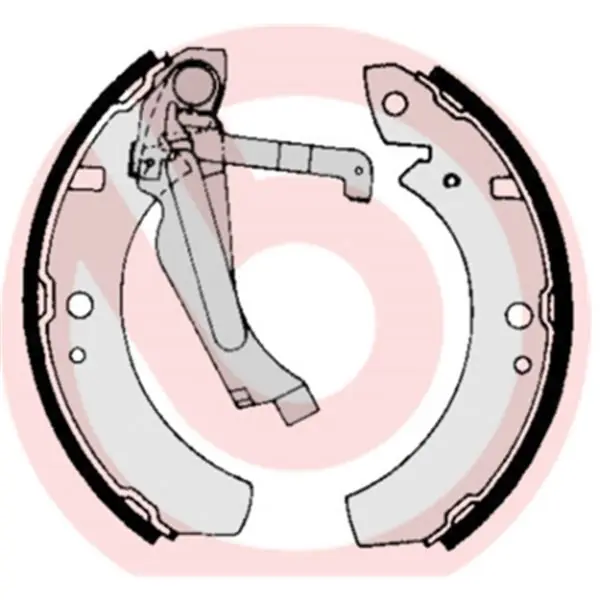 Juego de 4 zapatas de freno BREMBO S85506 Mayoreo