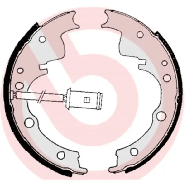 Juego de 4 zapatas de freno BREMBO SA6505 Profesional
