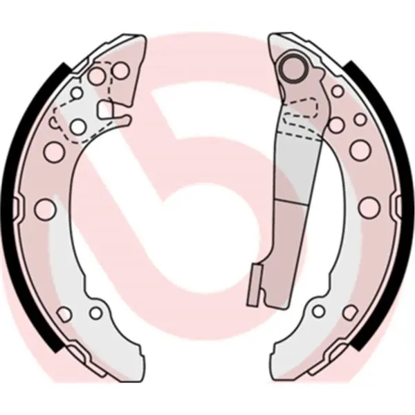 Devolución Gratuita Juego de 4 zapatas de freno BREMBO S85535