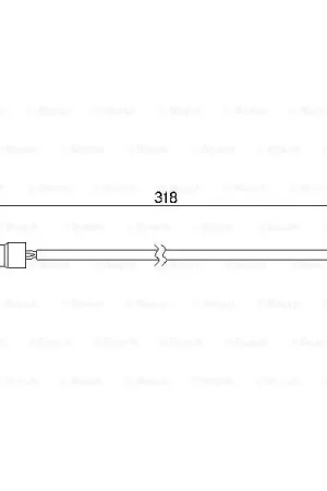 (AP236) Contacto de aviso, desgaste de los frenos BOSCH 1987474988 Oferta Flash