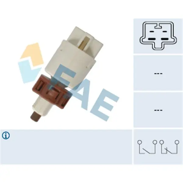 Garantía Incluida Interruptor luces freno FAE 24691