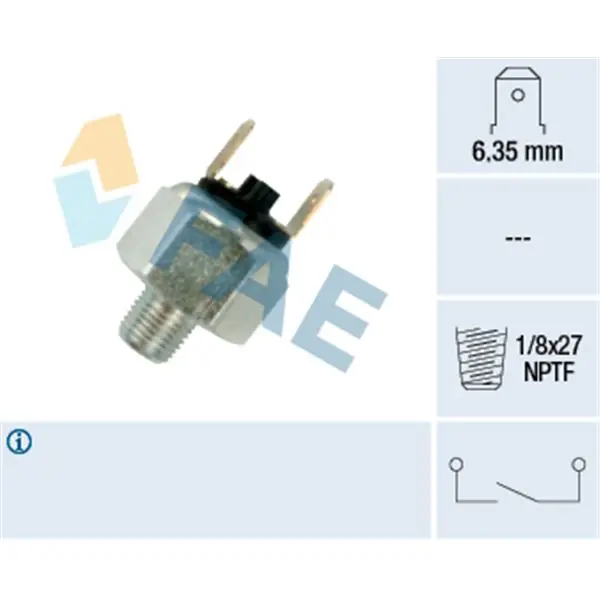 Auténtico Interruptor luces freno FAE 21010