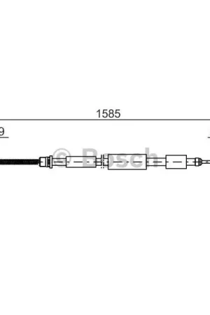 Cable de accionamiento, freno de estacionamiento BOSCH 1987477079 Solo Hoy