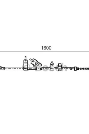 Mejor Calidad Cable de accionamiento, freno de estacionamiento BOSCH 1987477090