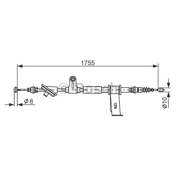 Última Oportunidad Cable de accionamiento, freno de estacionamiento BOSCH 1987477111