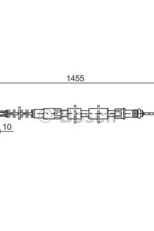 Cable de accionamiento, freno de estacionamiento BOSCH 1987477040 Económico