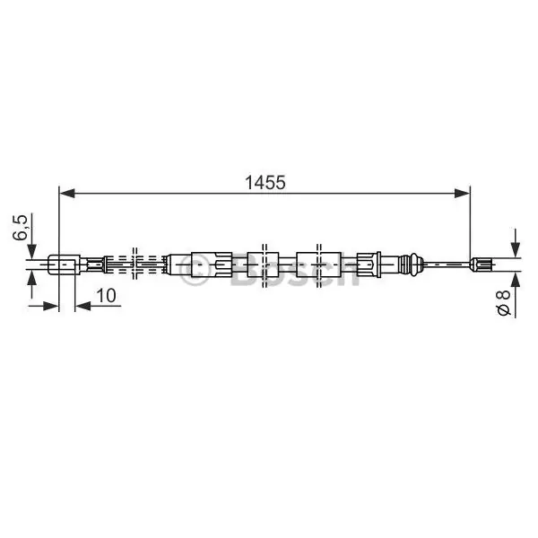 Cable de accionamiento, freno de estacionamiento BOSCH 1987477040 Económico