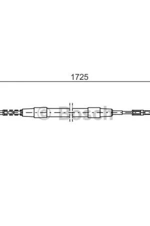 Alta Calidad Cable de accionamiento, freno de estacionamiento BOSCH 1987477065