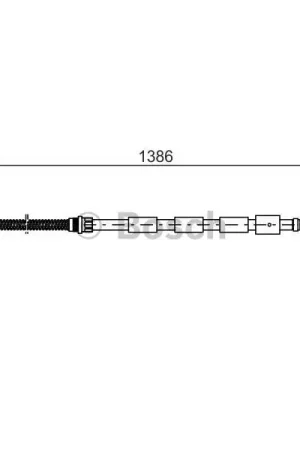 De Moda Cable de accionamiento, freno de estacionamiento BOSCH 1987477145