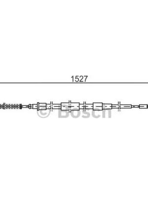 Alta Calidad Cable de accionamiento, freno de estacionamiento BOSCH 1987477164