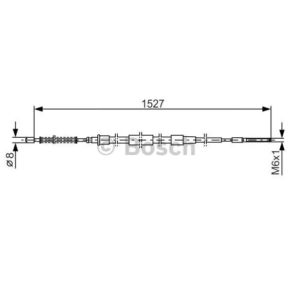 Alta Calidad Cable de accionamiento, freno de estacionamiento BOSCH 1987477164
