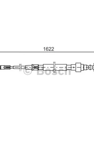 Cable de accionamiento, freno de estacionamiento BOSCH 1987477167 Promoción Exclusiva