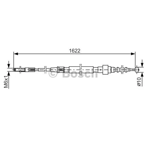 Cable de accionamiento, freno de estacionamiento BOSCH 1987477167 Promoción Exclusiva