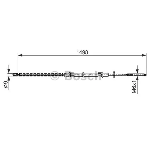 Cable de accionamiento, freno de estacionamiento BOSCH 1987477338 Oferta