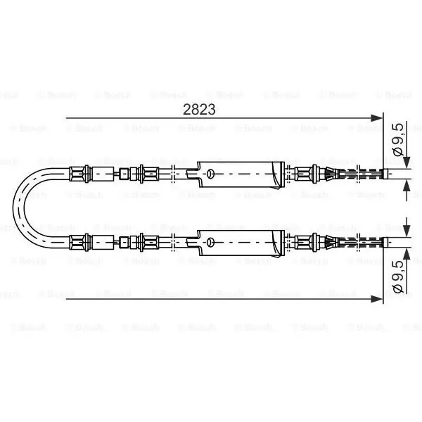 Ocasión Especial Cable de accionamiento, freno de estacionamiento BOSCH 1987477369