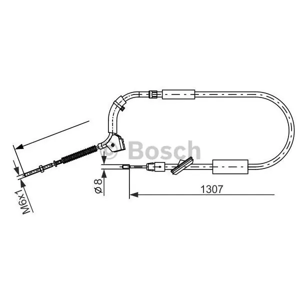 Comprar En Línea Cable de accionamiento, freno de estacionamiento BOSCH 1987477223